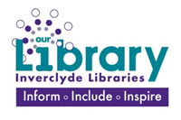 Library logo with tagline